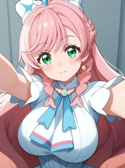 自撮りサークル  イカスミ工房 ひろがるスカイ!プリキュアのキュアプリズムから送られてきた自撮り写真 d_537835