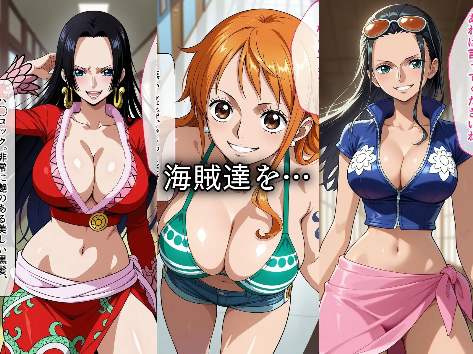 ロムッテロ 寝取られた女海賊達〜催〇術で種付け完了 d_543482