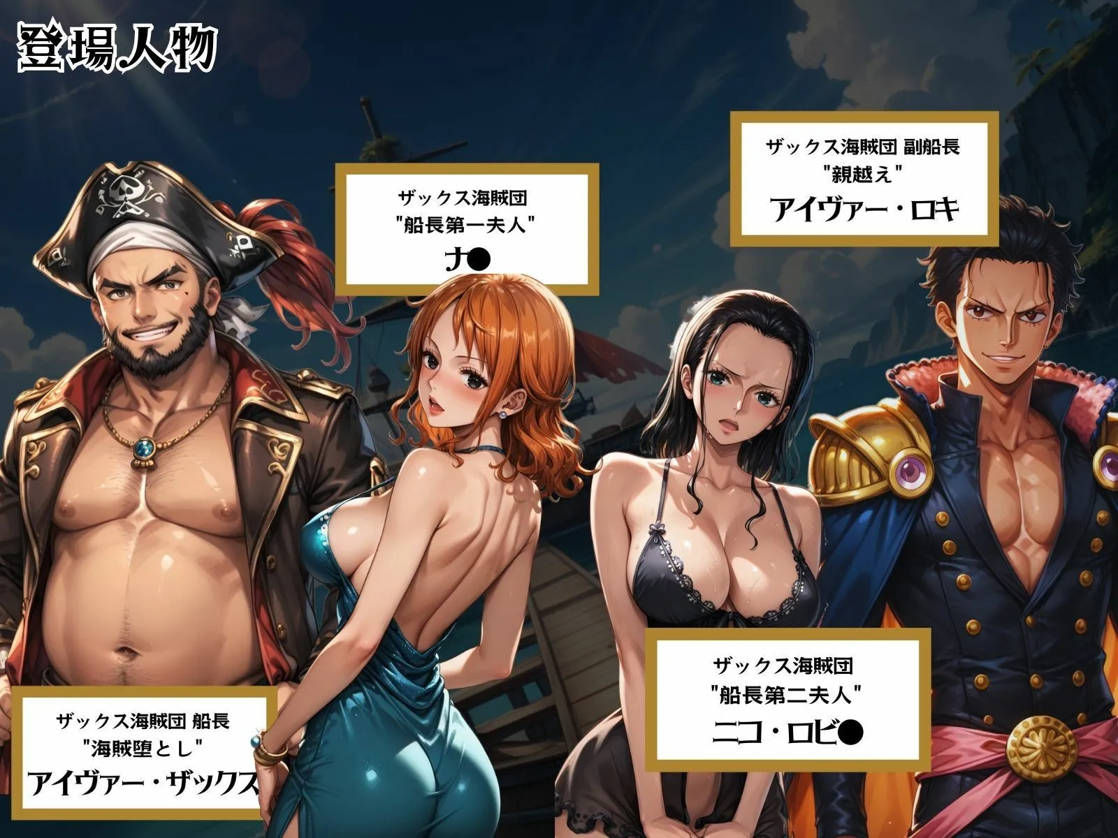 ピンク堂書店 巨乳海賊狩り 3 〜服従の証 完全妊娠 Wフェラ〜 d_603350