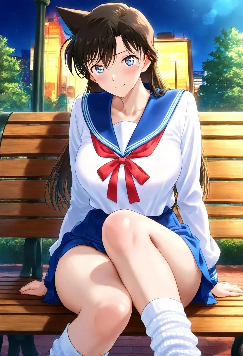 HKMアート 毛〇蘭  セーラー服とルーズソックスでえっち d_609490