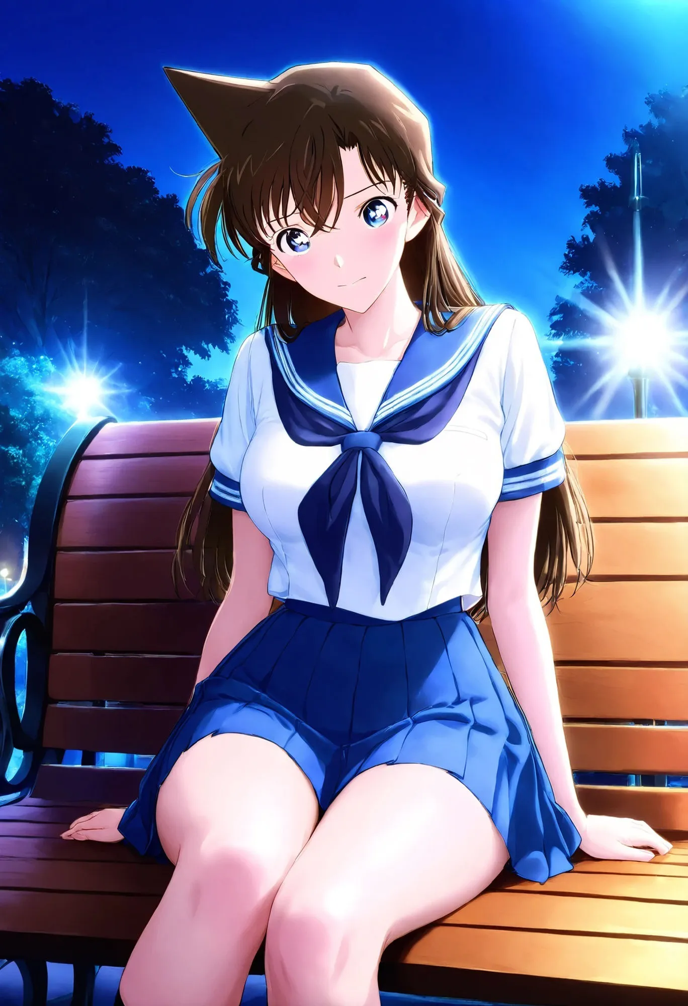 HKMアート 毛〇蘭  セーラー服きたら公園の茂みに連れていかれた。 d_609506