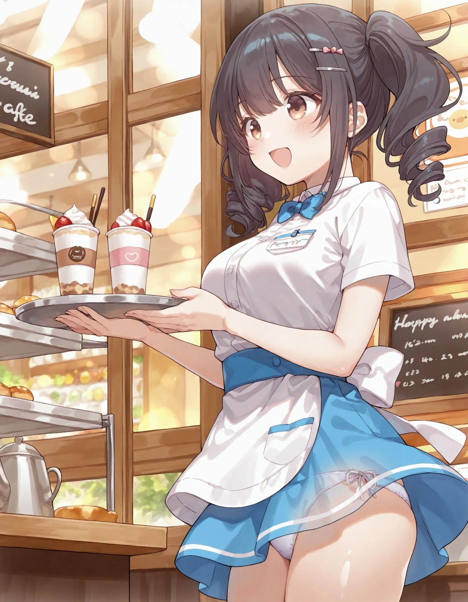 D.P.H. 河〇まこのパンチラ〜ウェイトレス編〜 d_619745