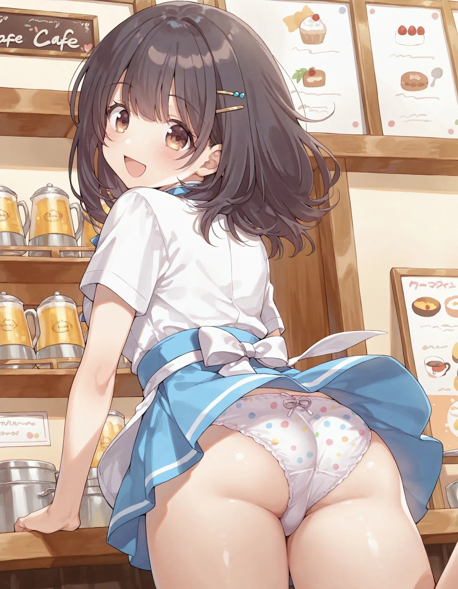 D.P.H. 河〇まこのパンチラ〜ウェイトレス編〜 d_619745