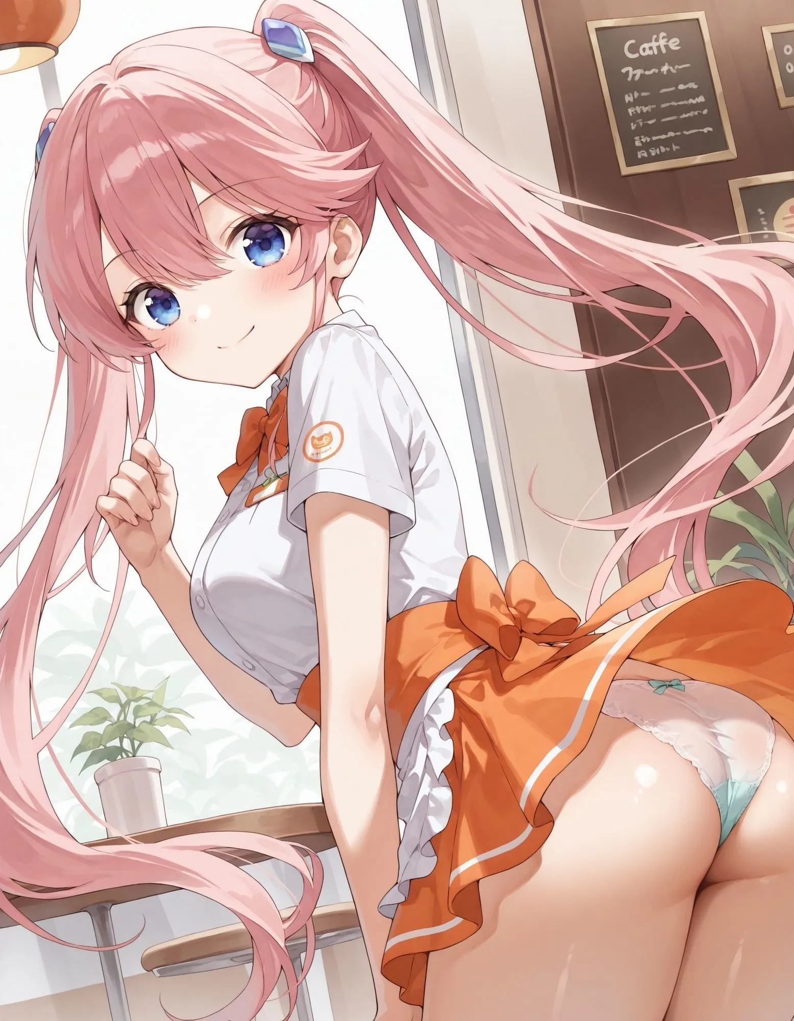 D.P.H. 紫〇寺謳華のパンチラ〜ウェイトレス編〜 d_624160