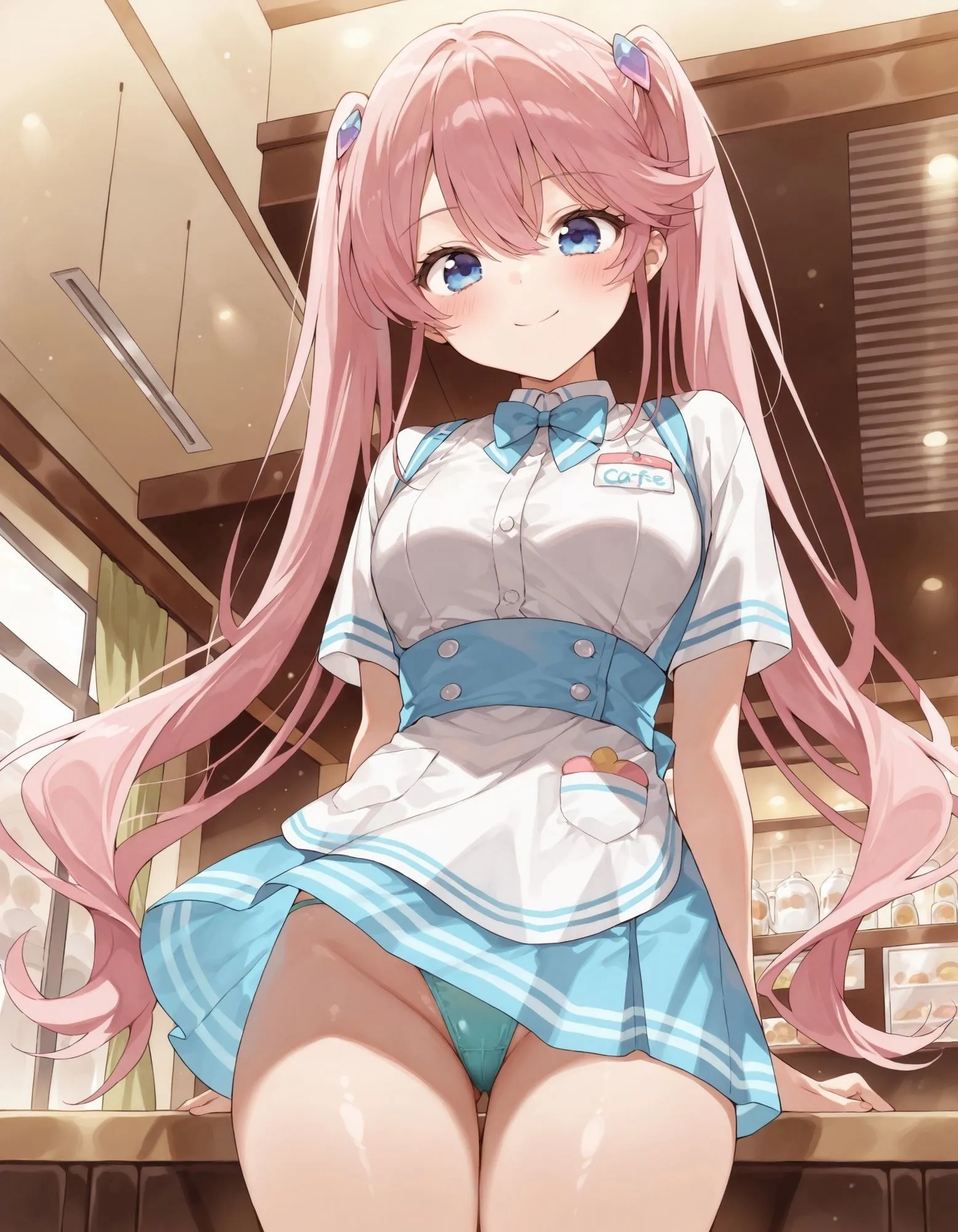 D.P.H. 紫〇寺謳華のパンチラ〜ウェイトレス編〜 d_624160