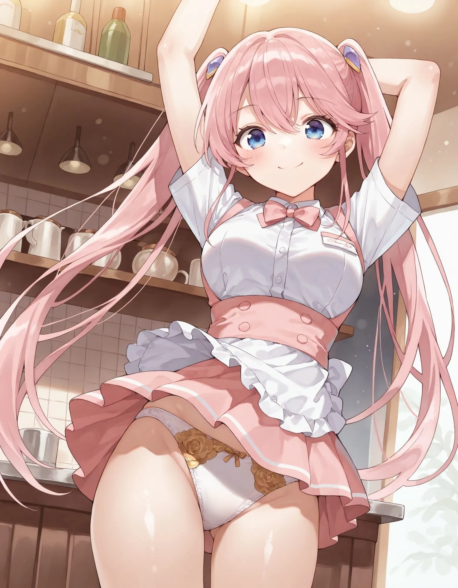 D.P.H. 紫〇寺謳華のパンチラ〜ウェイトレス編〜 d_624160