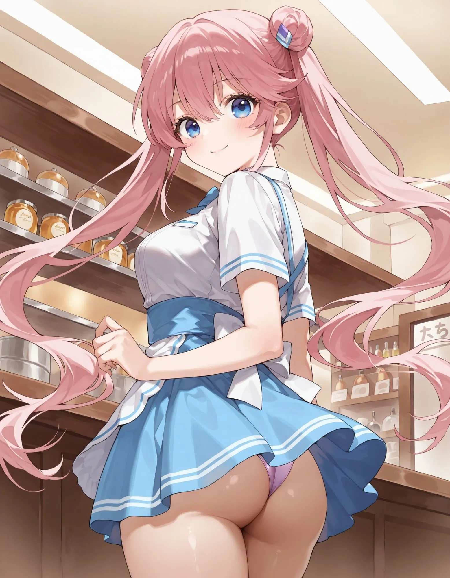 D.P.H. 紫〇寺謳華のパンチラ〜ウェイトレス編〜 d_624160