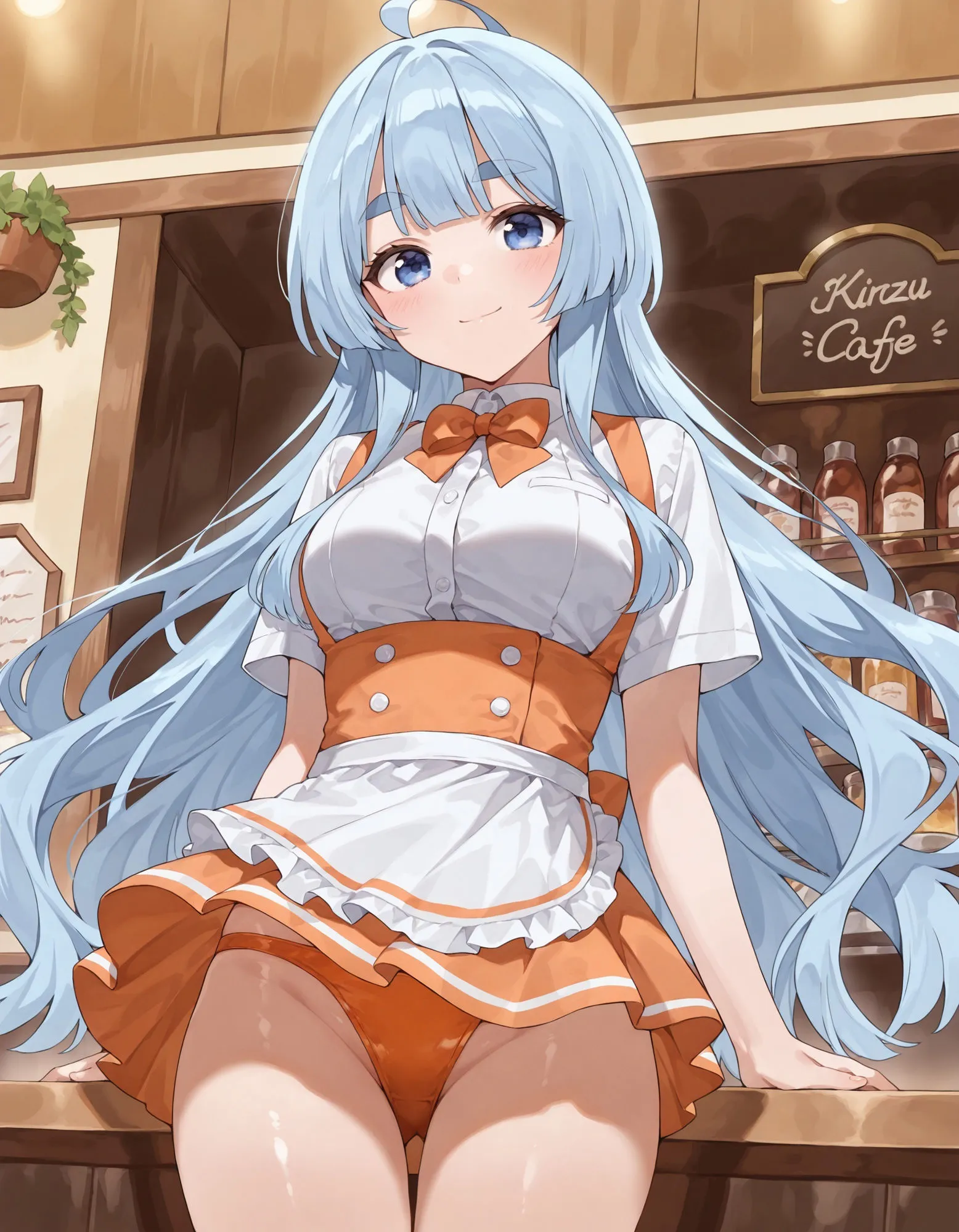 D.P.H. 紫〇寺清葉のパンチラ〜ウェイトレス編〜 d_627097