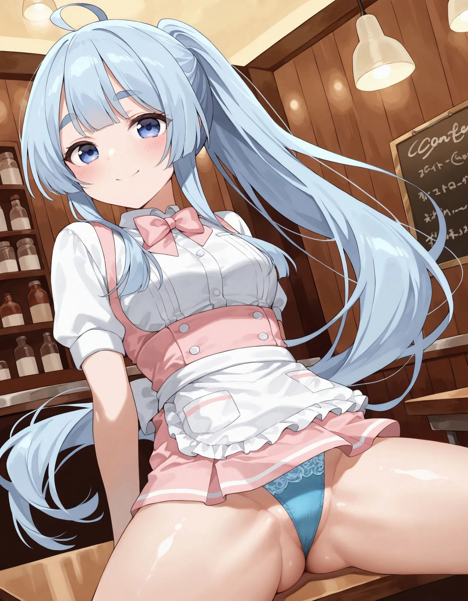 D.P.H. 紫〇寺清葉のパンチラ〜ウェイトレス編〜 d_627097