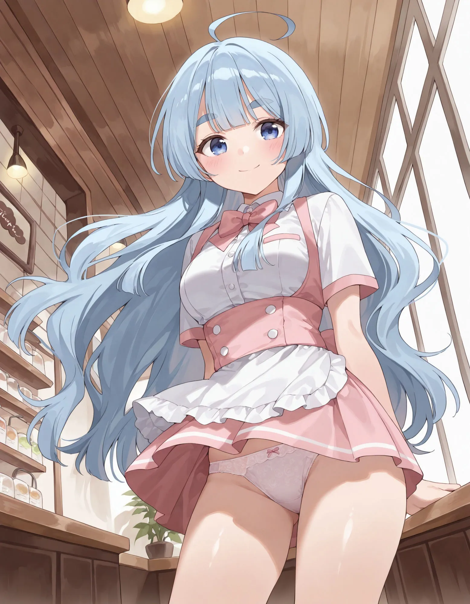 D.P.H. 紫〇寺清葉のパンチラ〜ウェイトレス編〜 d_627097