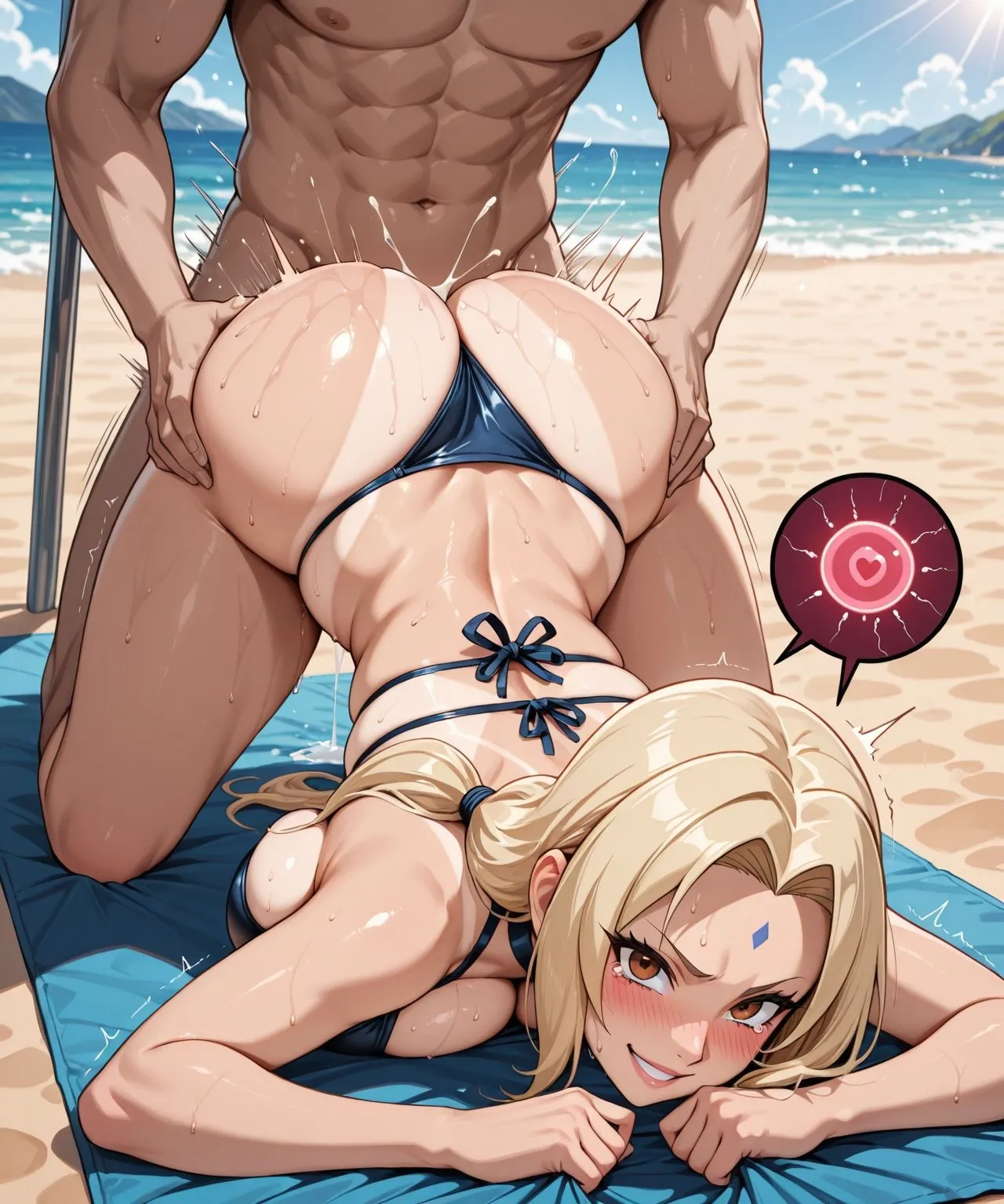 Hypnotism -催●主義- 爆乳火影の秘密の裏任務 褐色ビキニ編 d_627223