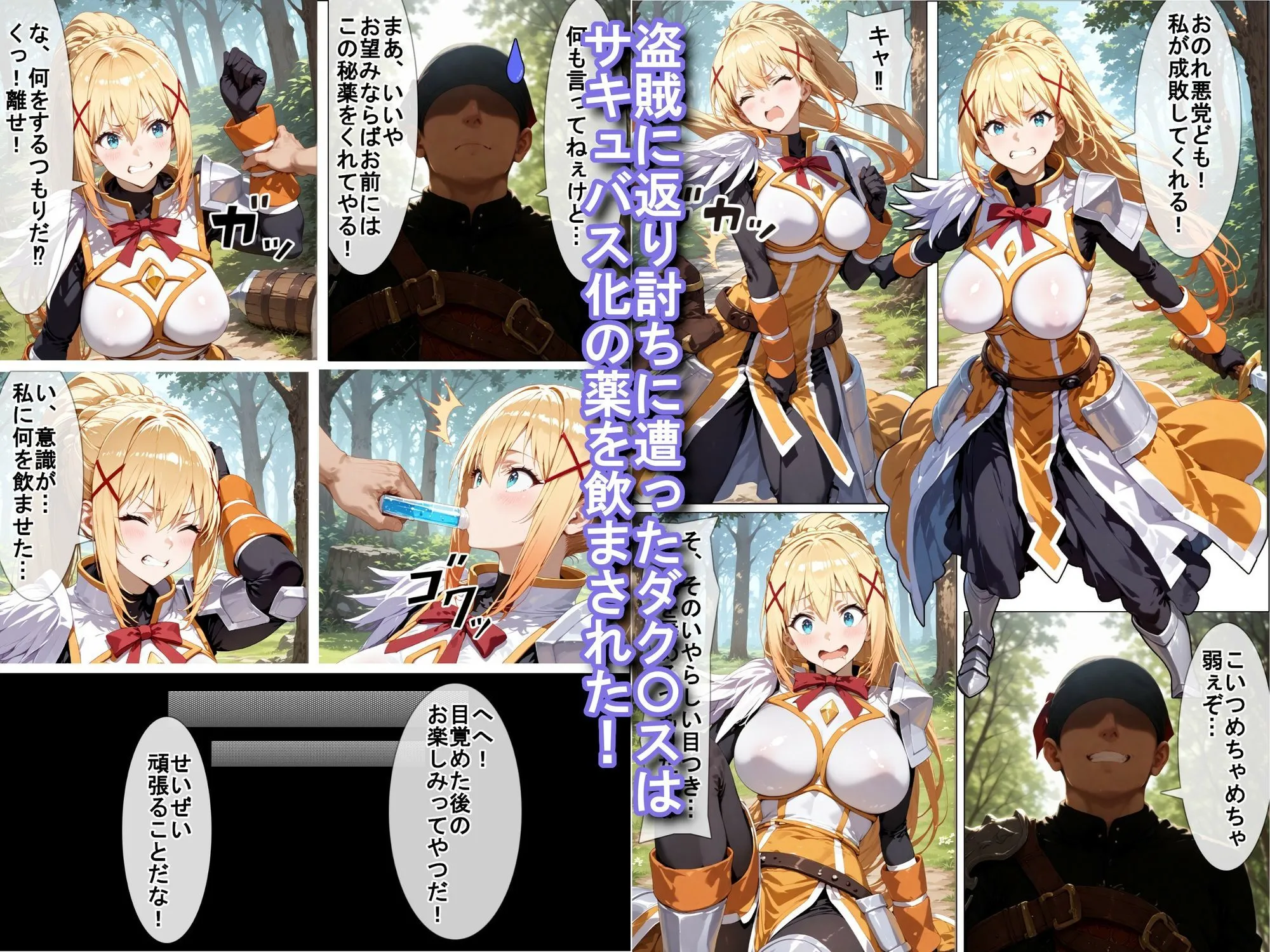 ふわもちぷりん サキュバスの館で働くことになったダク〇スを好き放題する話 d_635743