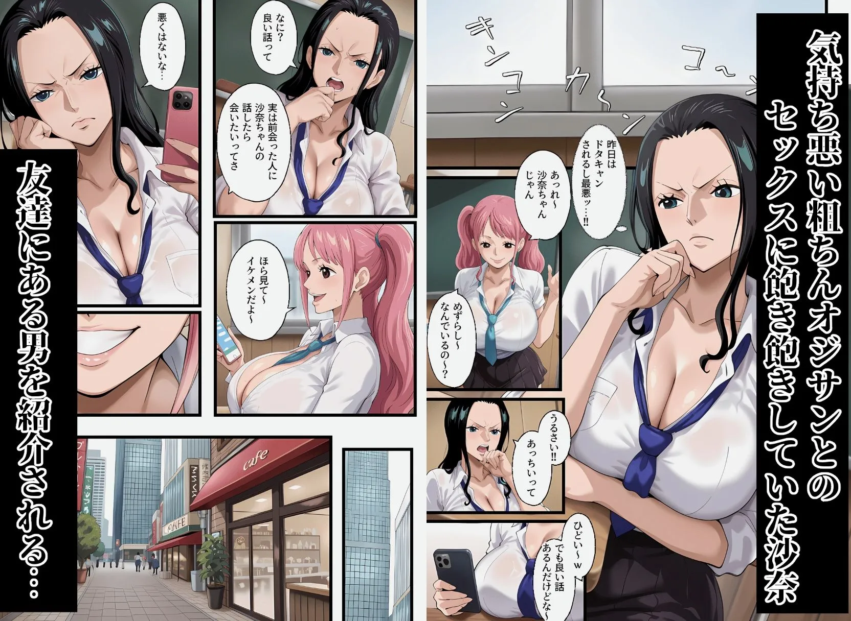 ローリングアイ 粗チンしか知らないパパ活JKがキモオジの絶倫チ●ポに堕ちるまで d_652976