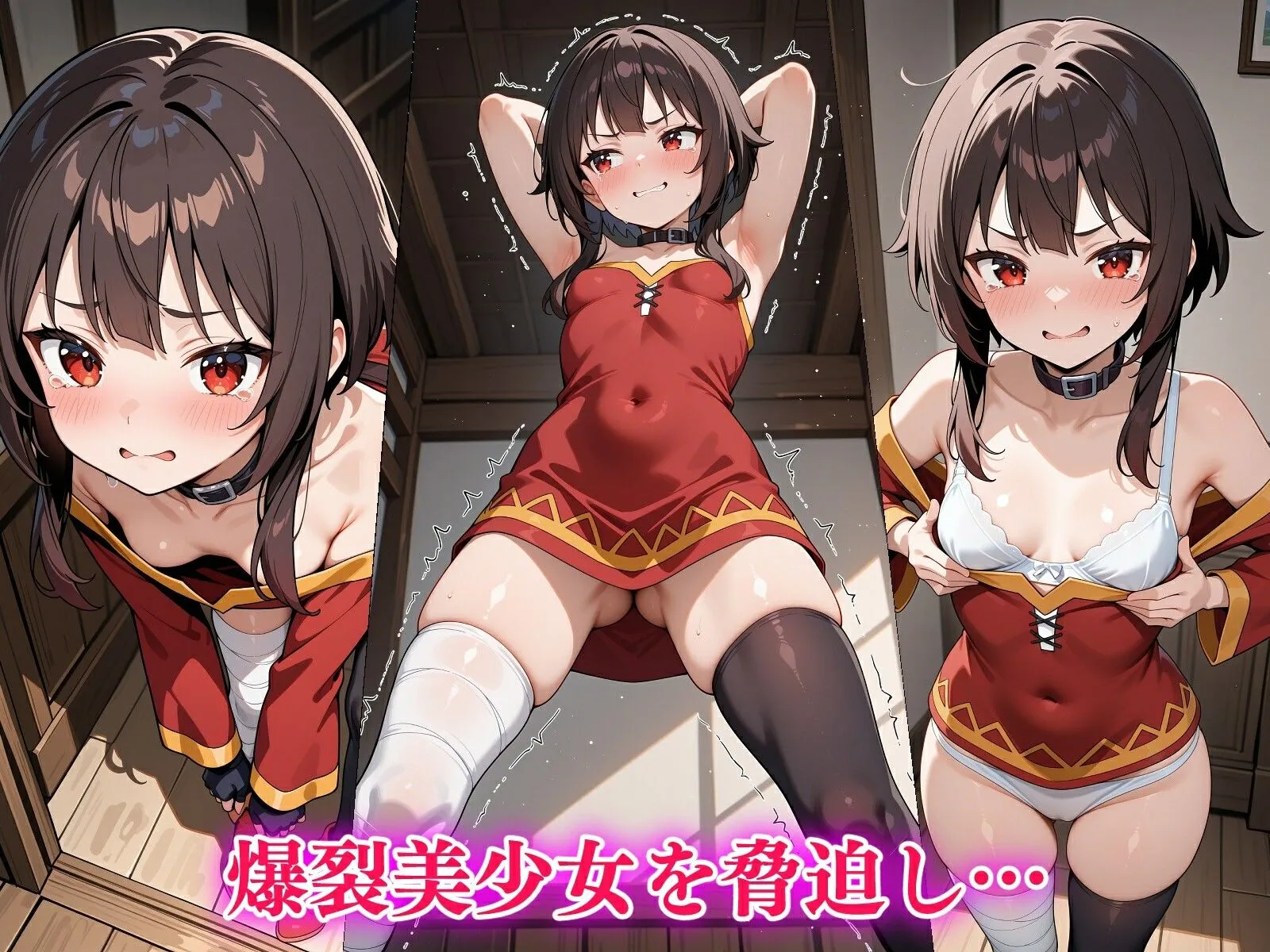 ギジミン 脅され凌〇調教される爆裂美少女 機械・触手・アナル責め・露出 d_654605