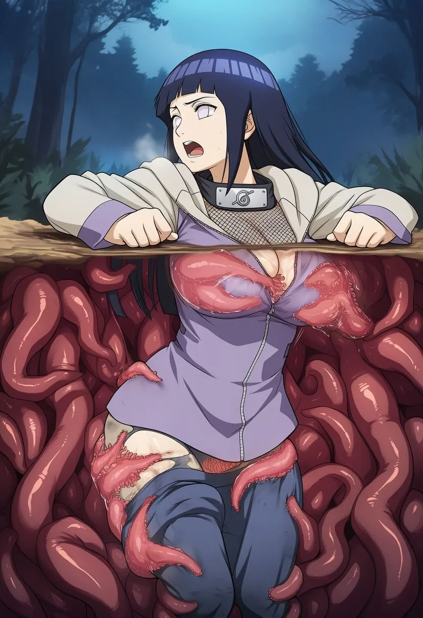 Nakki_触手・ヒロピン ヒナタ vs ぬるぬる触手 d_659401