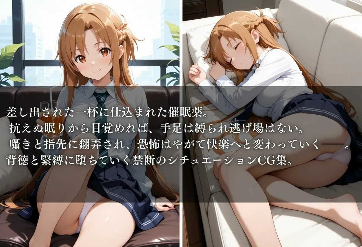 ぎんなん 薬で眠らされて犯●れる話  File No.1アスナ d_665505