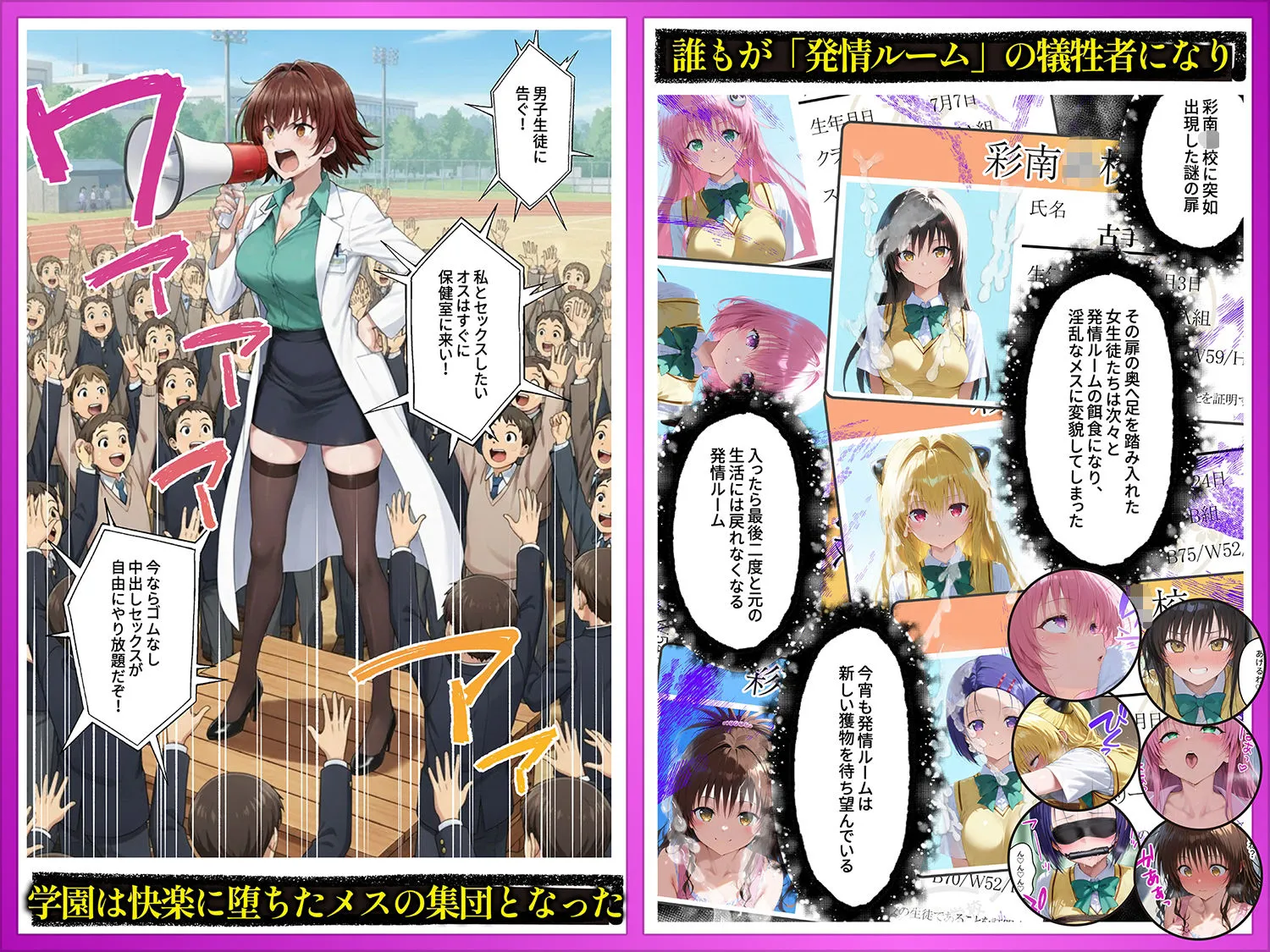 ももまろ 発情ルーム 総集編 その部屋は絶対に入ってはいけない― d_667433