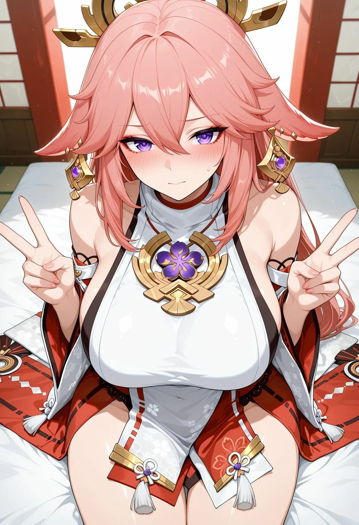 ヒロインを孕むまで●す種付けおじさん 種付けおじさんがヒロインを孕ませる話【八重神子】 d_667691