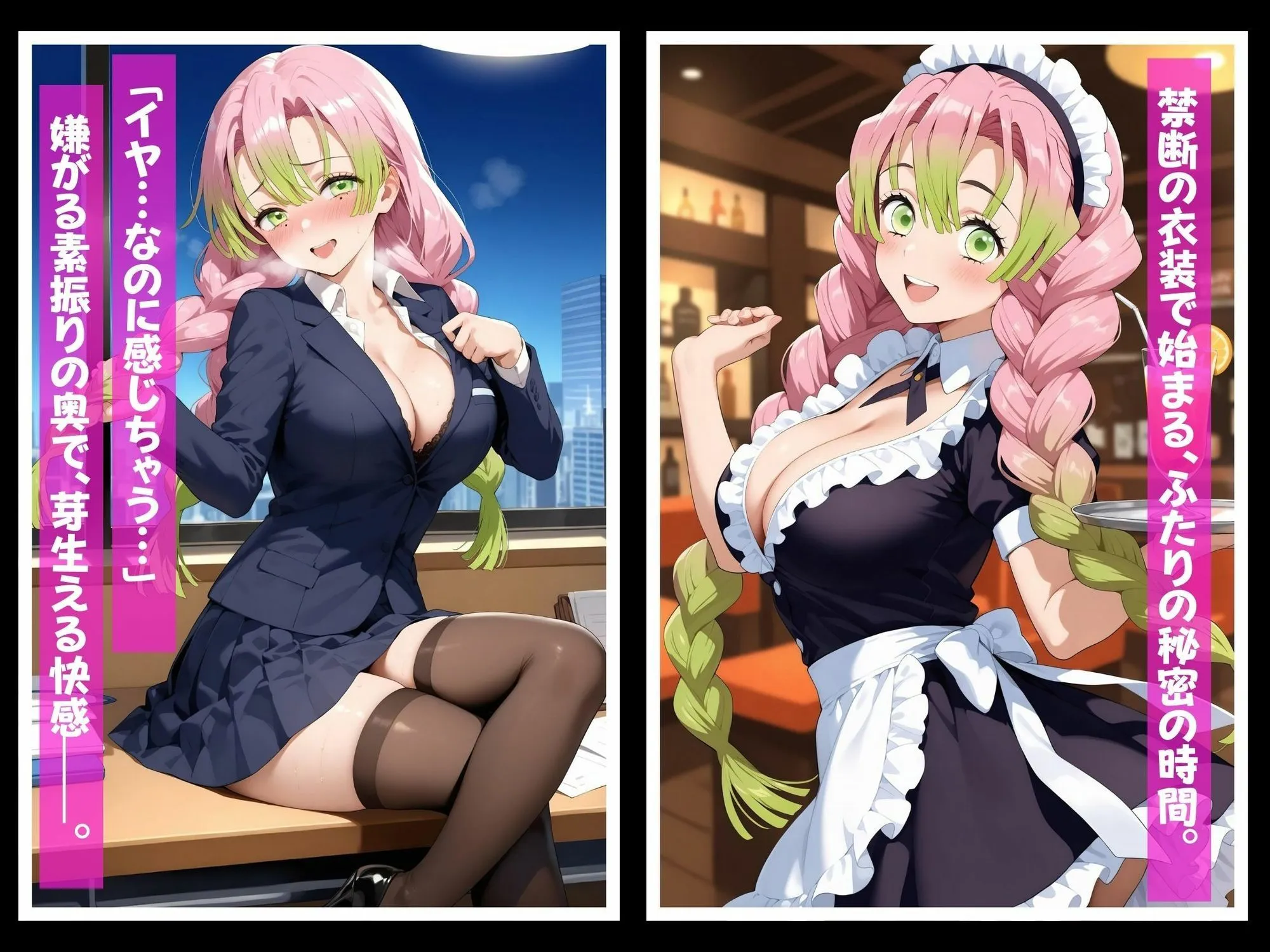 堕コスヒロインズ♪ 快感コスプレ部屋〜嫌がる彼女に着せてヤったら、何度もイッた〜甘露寺◯璃編〜 d_669429