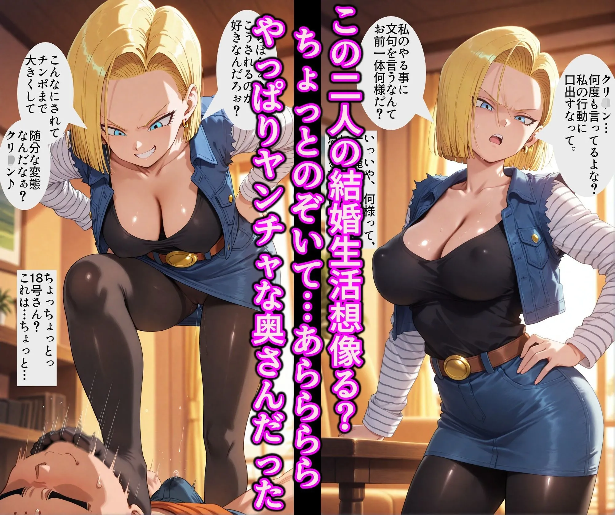 アヘ顔好き集まれ!!ぬき処・朱作 不倫したり旦那にワカラせられたりメチャクチャ惨めに犯●れる淫乱化乳首スイッチ付き人◯人間18号 d_669904