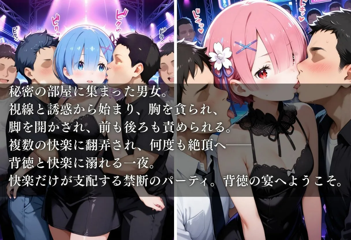 ぎんなん 変態乱交パーティー ラム＆レム d_670865