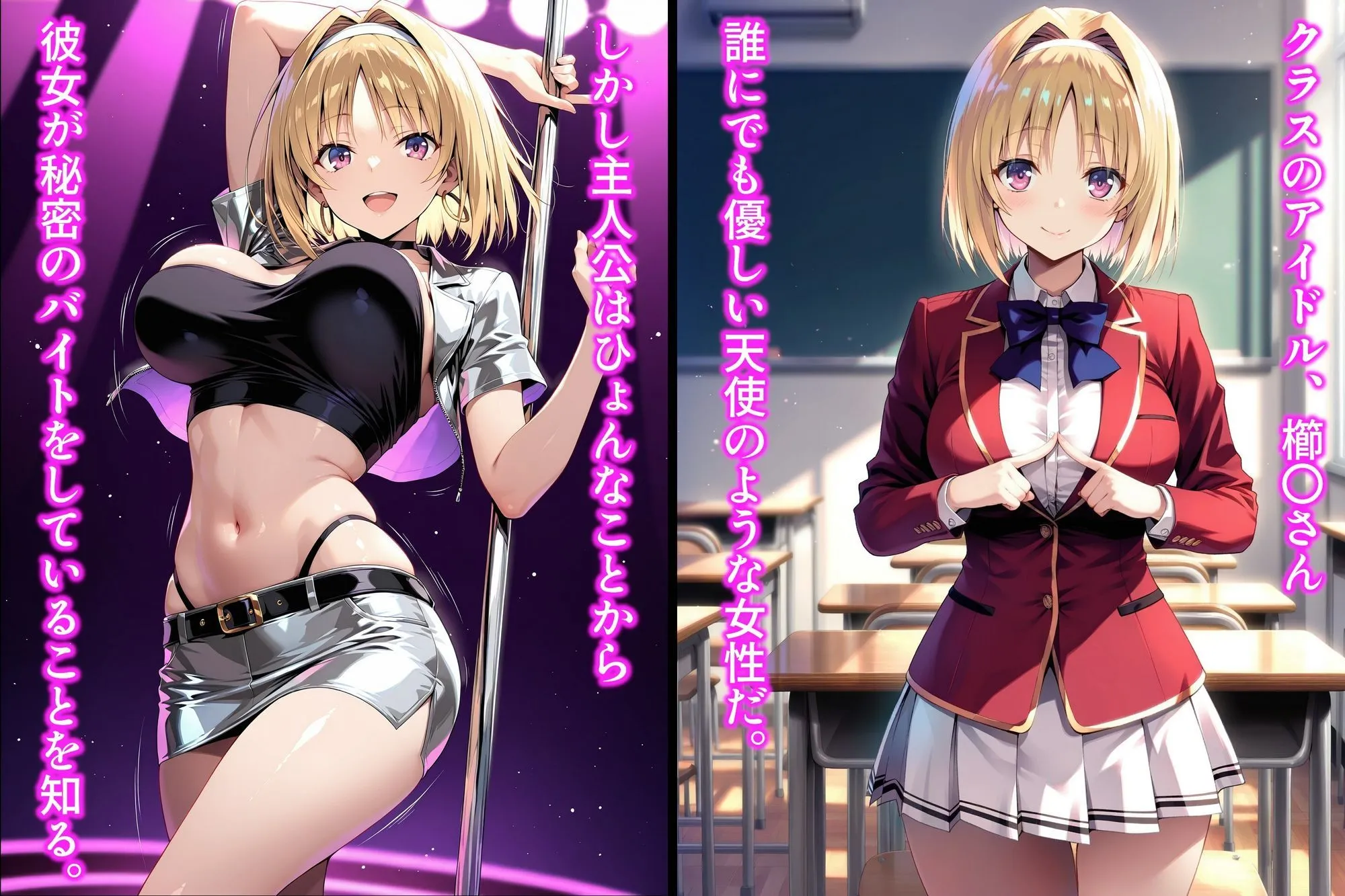 CreaTeSun クラスの天使を脅そうとしたら悪魔だった d_673327