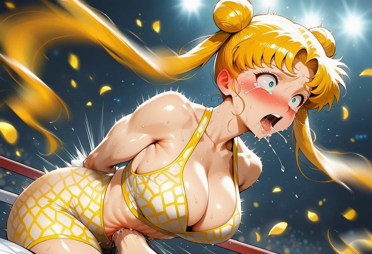 ラブリーパンチ(パロディ) 華麗なる美少女、レスリングリングにて散る d_674065