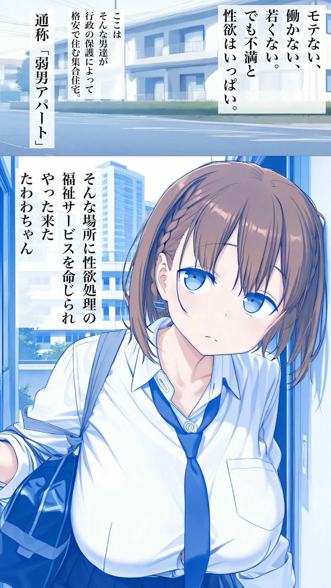 モモダ商店 弱男相手にたわわちゃんが性欲処理介助をさせられるAI・イラスト集 d_675824