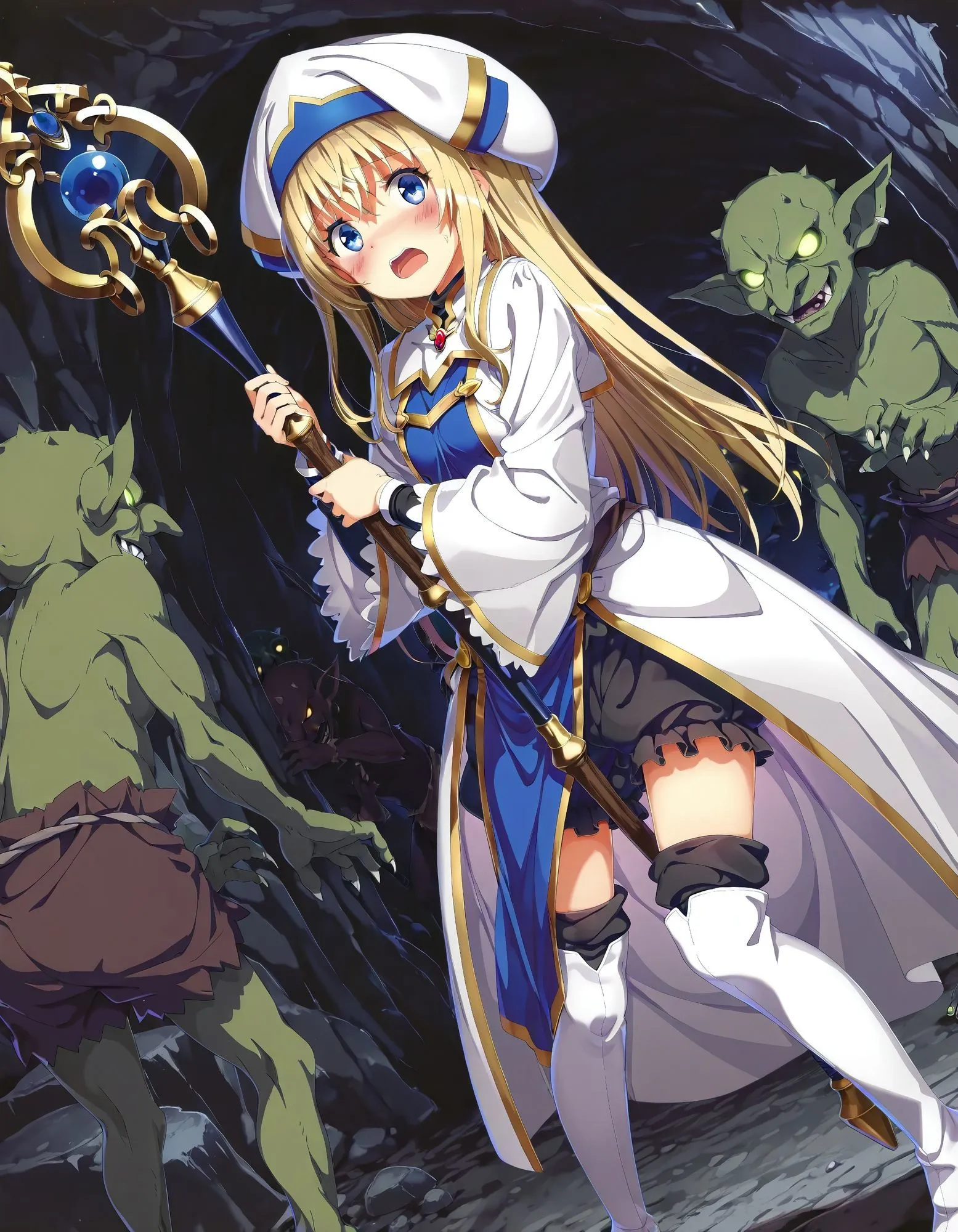 絵心あいのAI生成アトリエ 白き祈りは黒き穴に沈む d_676762