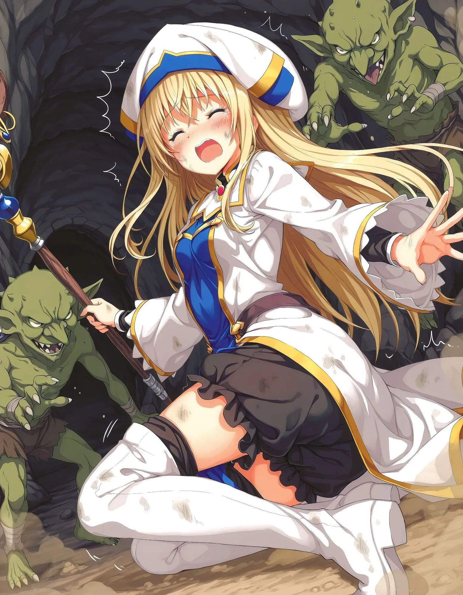 絵心あいのAI生成アトリエ 白き祈りは黒き穴に沈む d_676762