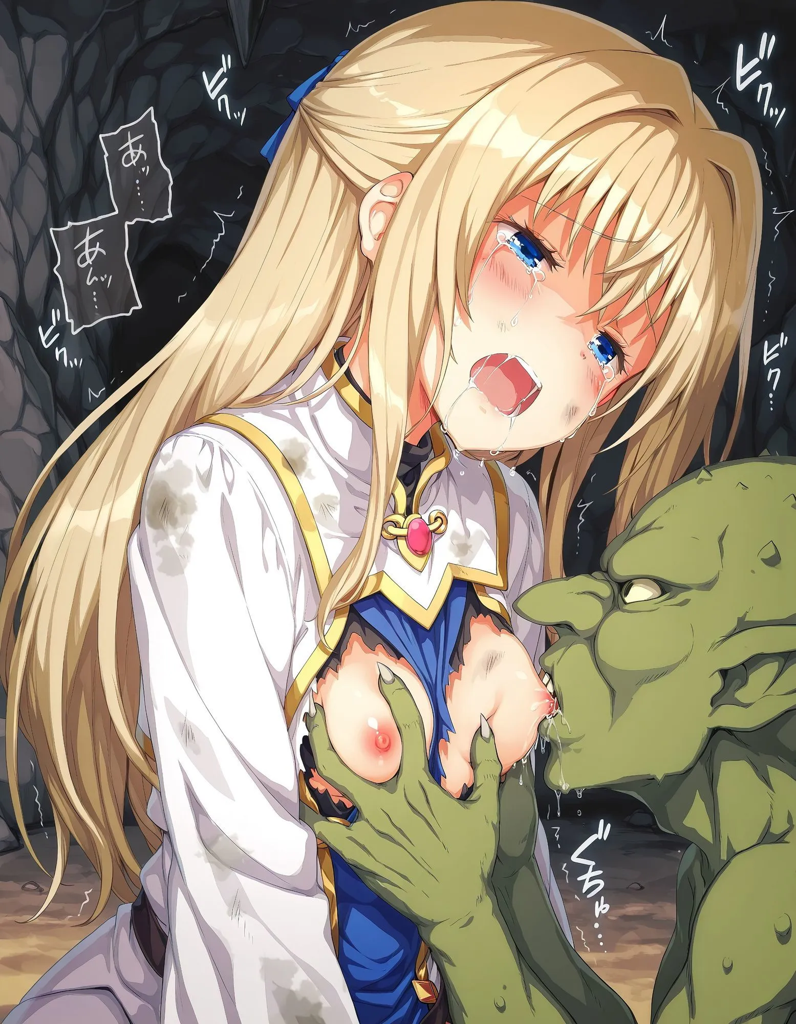 絵心あいのAI生成アトリエ 白き祈りは黒き穴に沈む d_676762