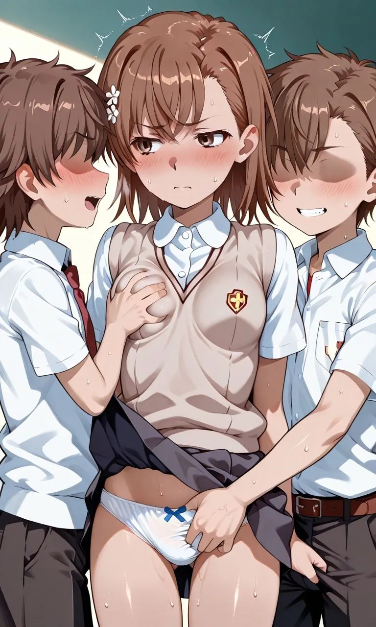 人工智楽団 超電磁砲の少女がクソ○キに襲われる（御●美琴_食蜂●祈、佐天●子） d_678608