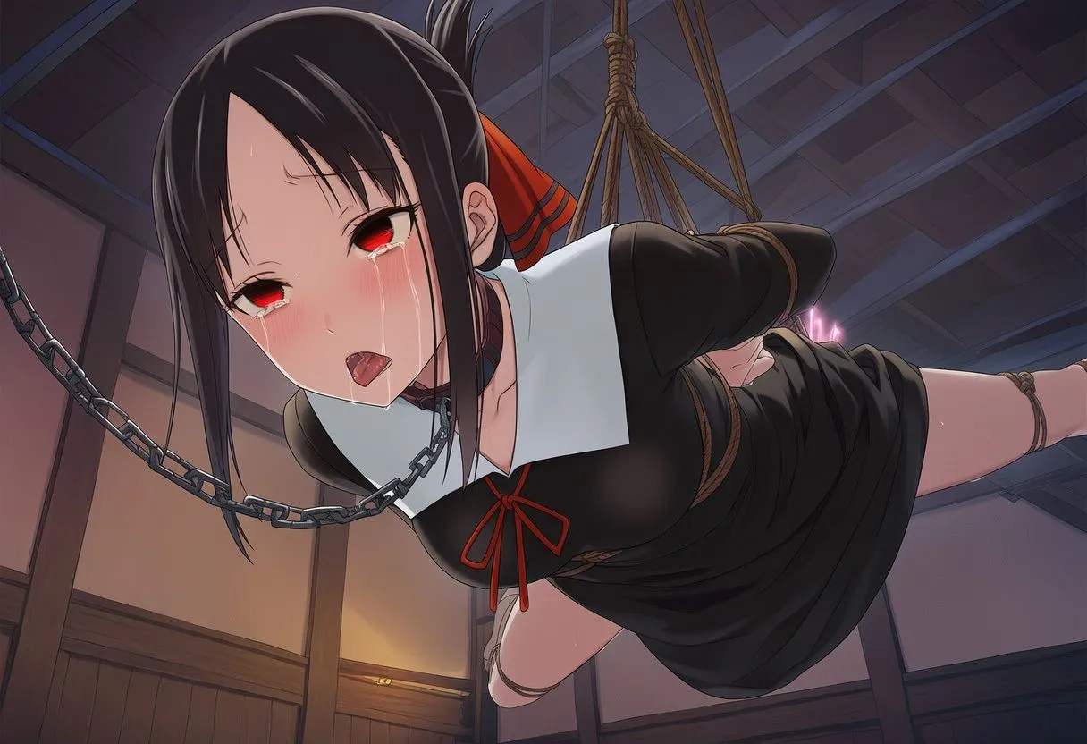 ニッチマン 羞恥！監禁された四宮◯ぐやの拘束！失禁！脱糞！ d_678894