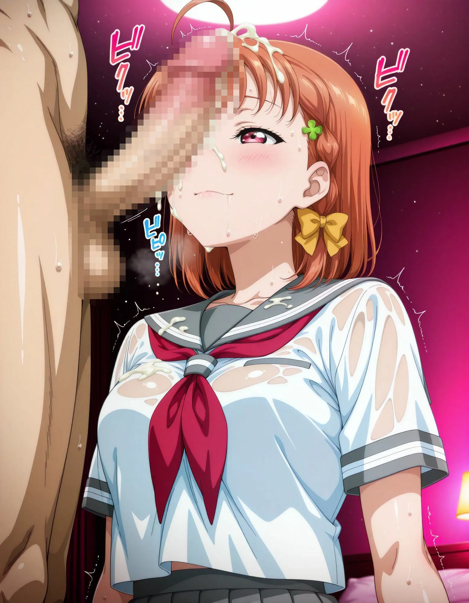 かたい棒 千歌ちゃん＆梨子ちゃんのえっちなCG集（はぁと） d_679259