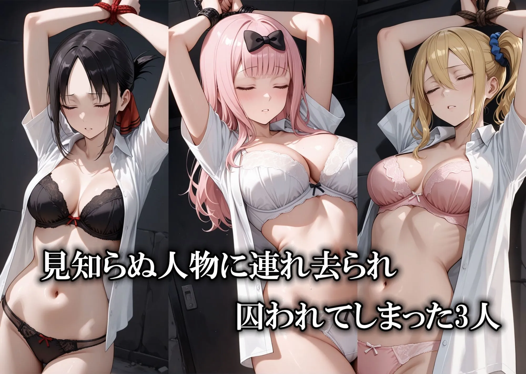 うどん 監禁ヒロインズ  連れ去られた女たち  四〇かぐや・藤〇千花・早〇愛編 d_682857