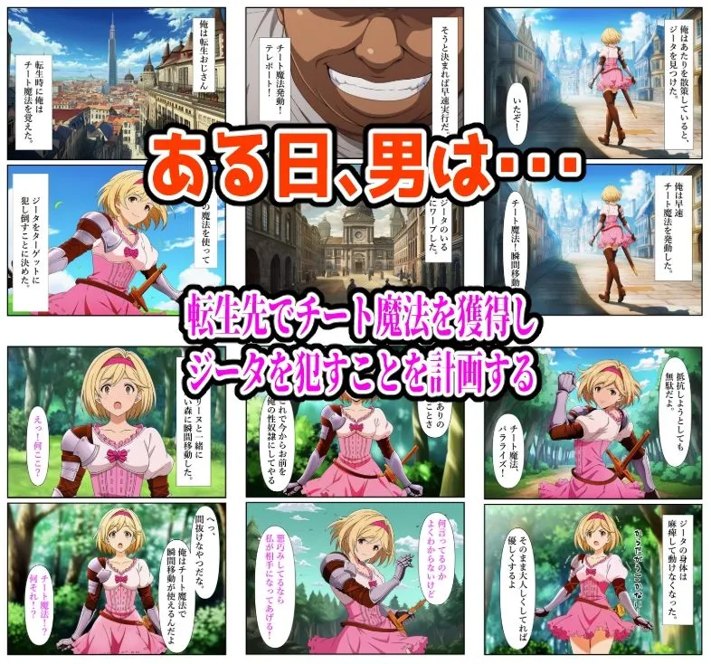 しんくろん チート魔法で絶対服従! ジータ快楽責め完全敗北 d_683285