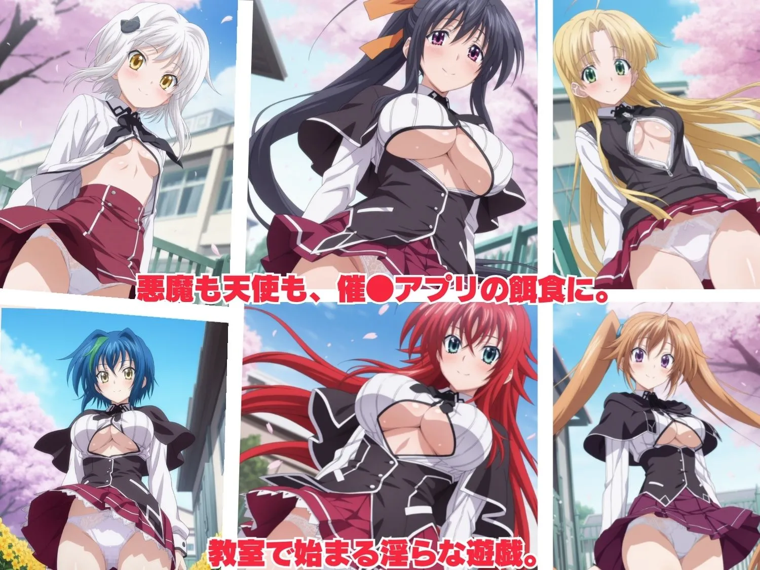 種付けハーレム王国 【寝取られ】天使も悪魔も全員孕ませ  〜おじさんに完全支配された禁断のハイスクール〜 d_683693