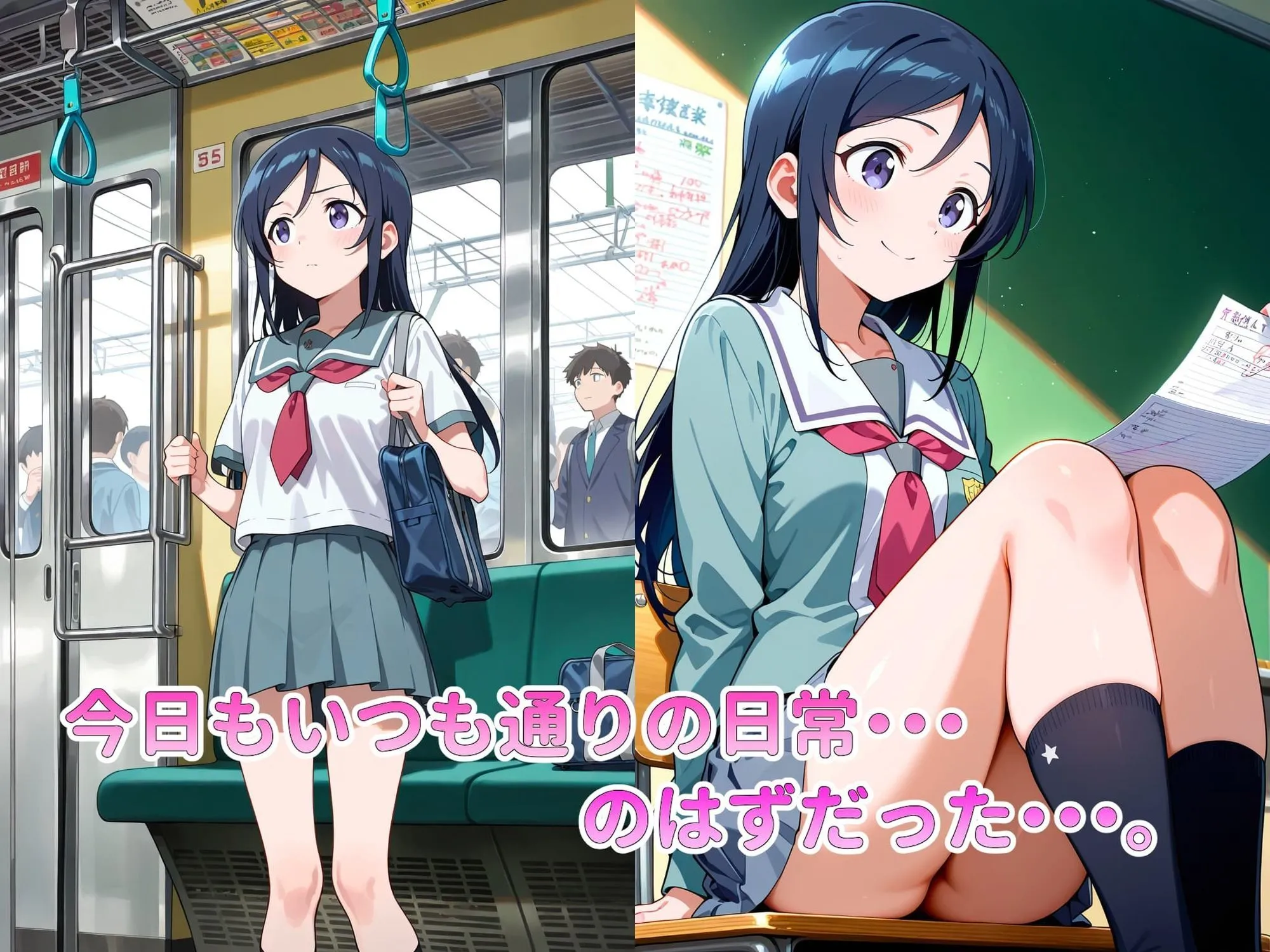 潮吹きラビリンス 恐怖と快楽の電車内〜痴○で目覚めたワタシのカラダ〜あやせ編 d_683934