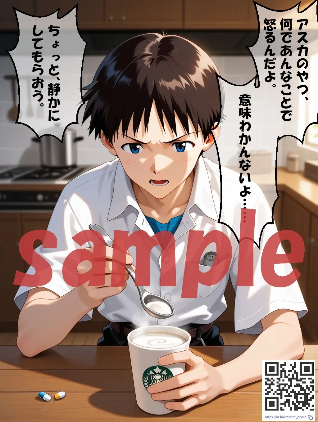 エレガントビジョン ◇ シンジの復讐、眠るアスカに仕返しを…… ◇ d_684573