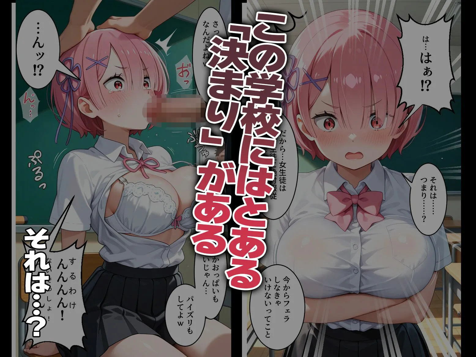 たこ焼きマン 強●性処理学校 私たちこのクラスのオナホです レ●＆ラ●編 d_686489