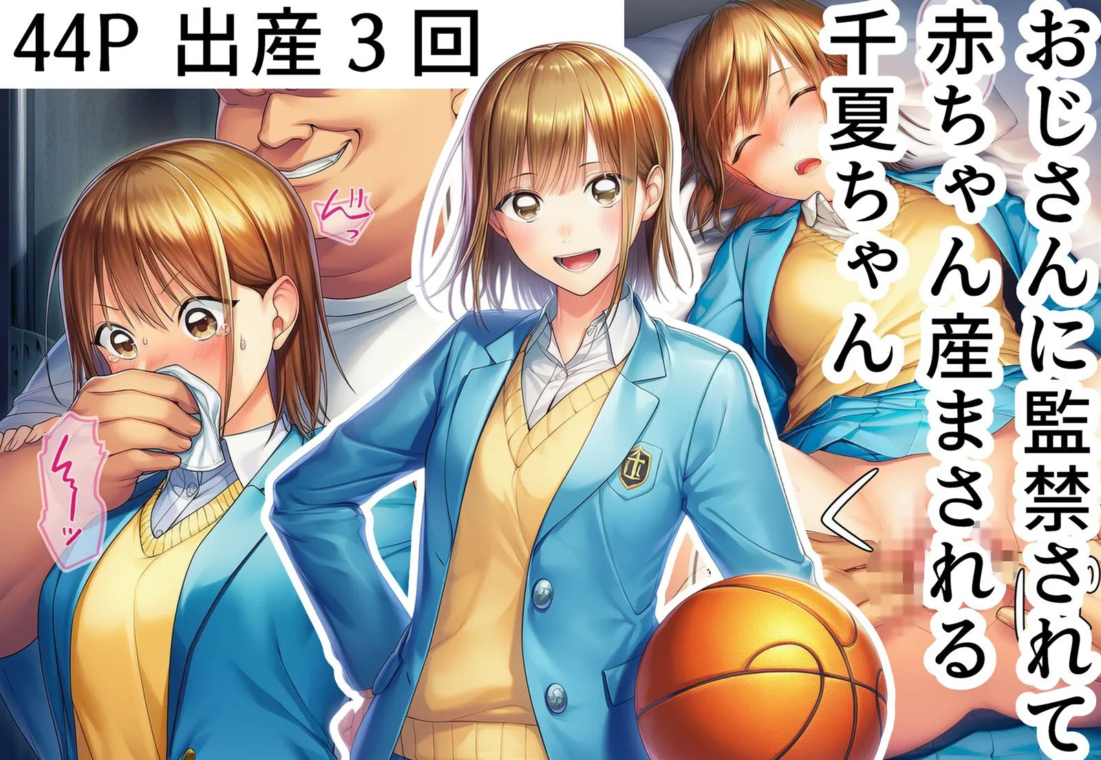 産め産め帝国 おじさんに監禁されて赤ちゃん産まされる千夏ちゃん d_687388