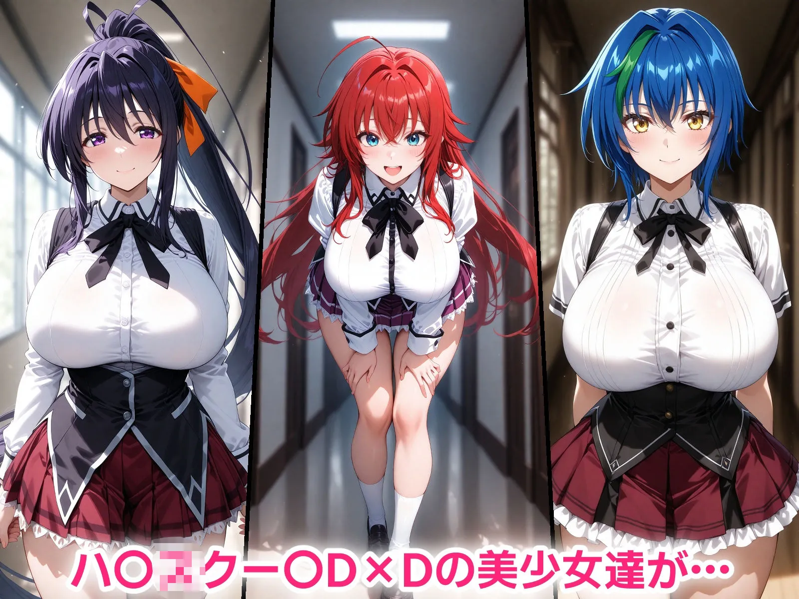 TOSHIKIX 催●おじさんに寝取られるハ〇スクー〇D×Dの三人〜全員メス堕ち・孕ませ〜 d_693057